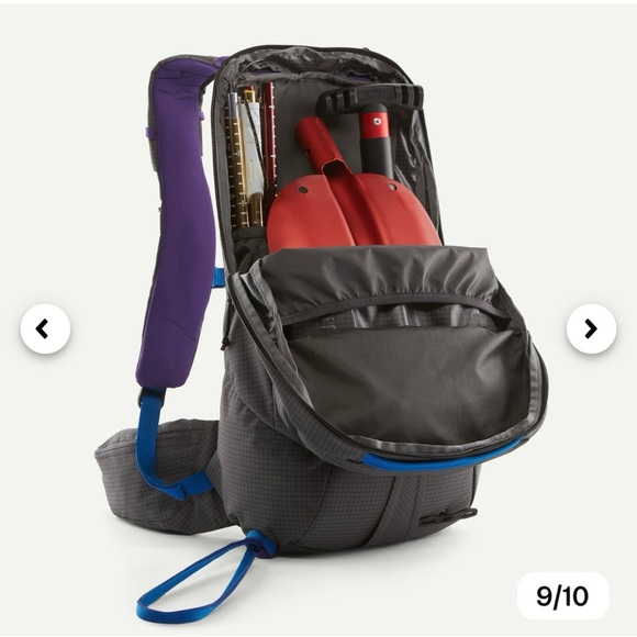 Patagonia SnowDrifter Pack 20L Backpack Small Forge Grey Lightweight NWT - Picture 11 of 14